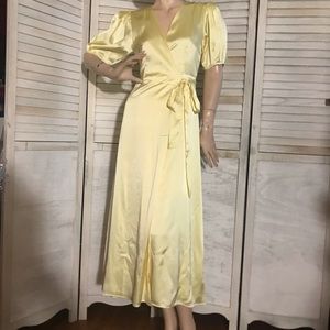 Zara. Satin midi dress